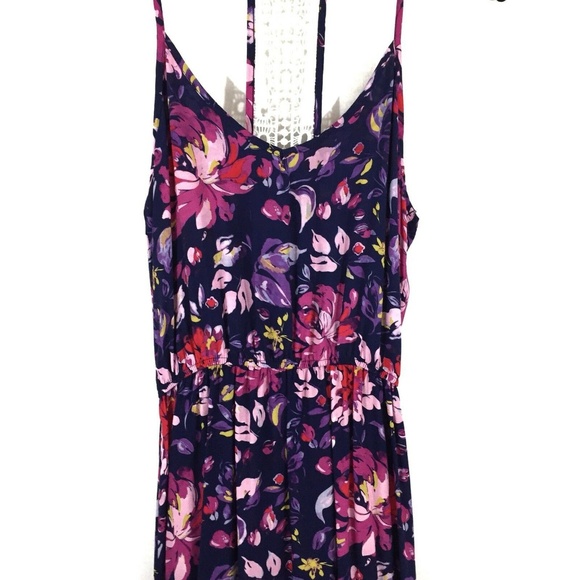 Grayson Threads Crochet Racer Back Maxi Dress NWOT - Picture 3 of 8